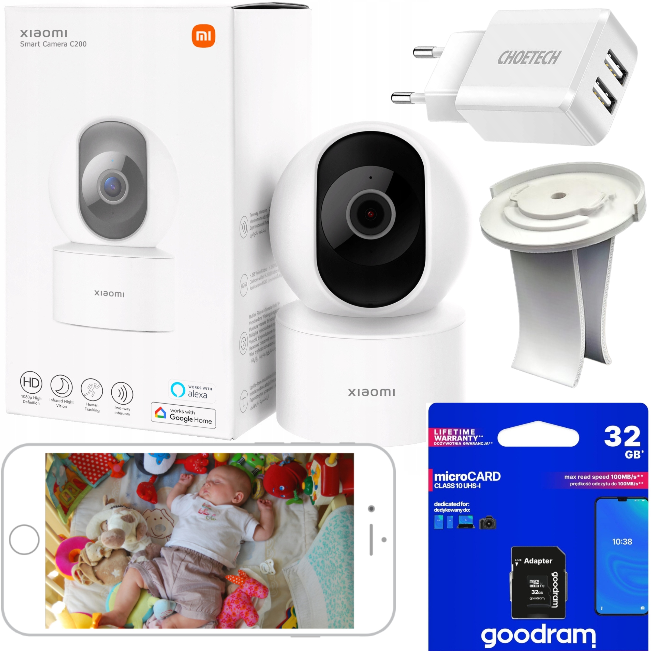 Vnútorná IP kamera Xiaomi C200